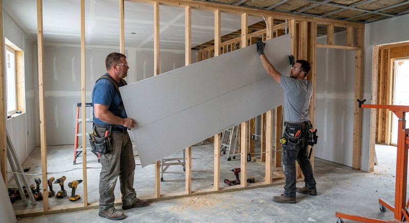 Bedroom Drywall Installation in Wilmington, NC
