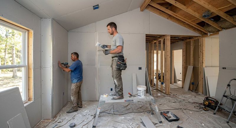 House Drywall Installation in Overland Park, KS